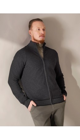 CLE Жакет муж. 654399хпэmaxi, мулине т.серый