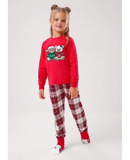 CLE Пижама дев. 759554/29кд_п, красный