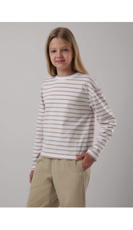 CLE Фуфайка дев. 856869кдн, молочный/бежевый