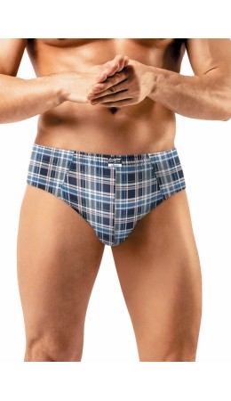 CLE MC553011 Трусы муж., белый/т.синий