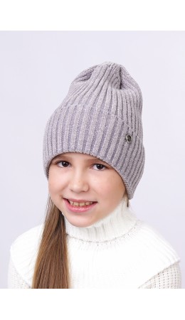 CLE Шапка дет. 423715вн, меланж св.серый