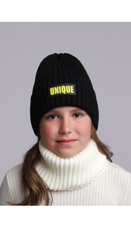 CLE Шапка дет. 433848ак флис, чёрный