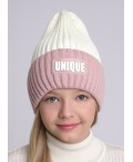 CLE Шапка дет. 433848ак флис, розовый/белый