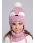 CLE Шапка дет. 433866ап флис, розовый