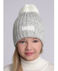 CLE Шапка дет. 444104ап, меланж св.серый