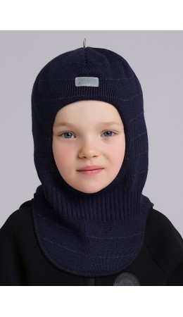 CLE Шапка-шлем дет. 433872ак флис, т.синий