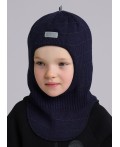 CLE Шапка-шлем дет. 433872ак флис, т.синий