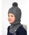 CLE Шапка-шлем дет. 713132ап, меланж серый
