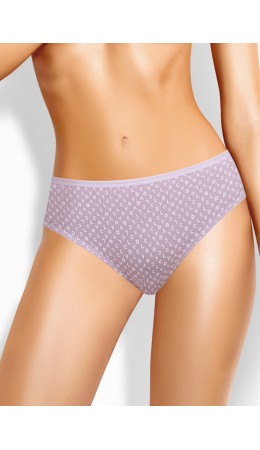 CLE C1186/1 Трусы жен. Селена, св.сиреневый/молочный