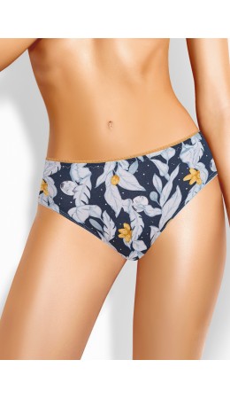 CLE C1209 Трусы жен. Луна, т.синий/св.серый