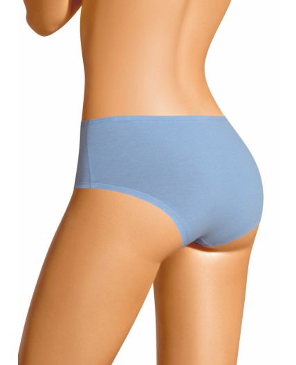 CLE H15-1176 Трусы жен. Экрю, св.голубой