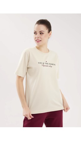 CLE LF15-100 Футболка жен., св.бежевый