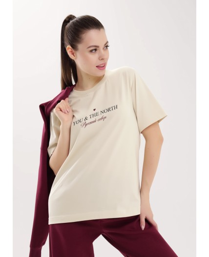 CLE LF15-100 Футболка жен., св.бежевый