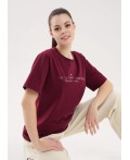 CLE LF15-100 Футболка жен., т.бордовый