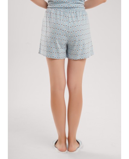 CLE LSET15-1209 Пижама жен. Луна, св.голубой/молочный