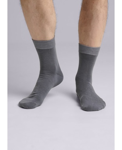 CLE Носки муж.К004Л база хл+эл, серый