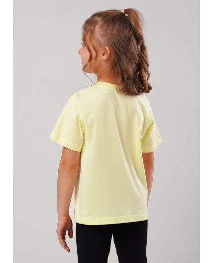 CLE Футболка дев. 756748кд_п1, св.жёлтый