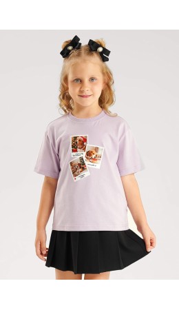 CLE Футболка дет. 757237/28кд_п, св.фиолетовый