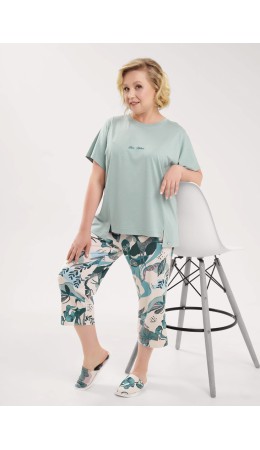 CLE LP15-1196/1 Набор одежды жен., св.зелёный/св.коричневый