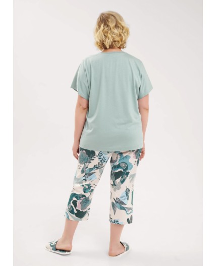 CLE LP15-1196/1 Набор одежды жен., св.зелёный/св.коричневый