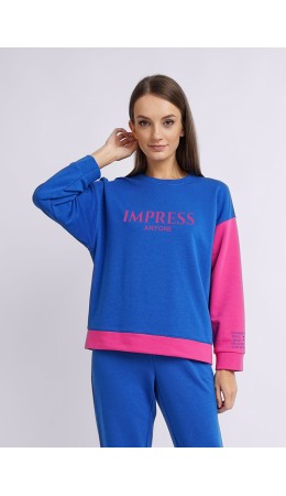 CLE LSW23-100 Джемпер жен. Флекс, синий