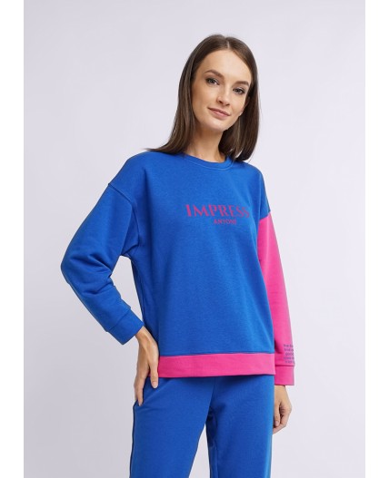 CLE LSW23-100 Джемпер жен. Флекс, синий