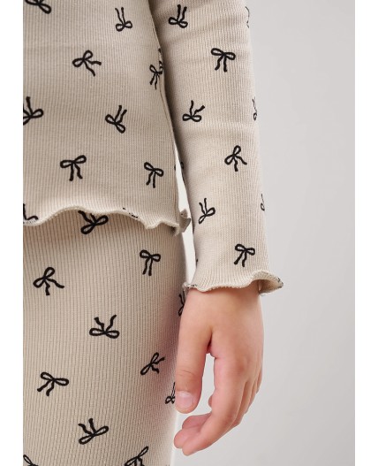 CLE Джемпер дев. 756820шн, бежевый/чёрный