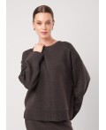 CLE Джемпер жен. 154595/192ак, меланж коричневый