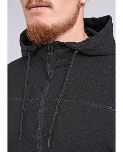 CLE Куртка муж 632206фэ maxi, чёрный