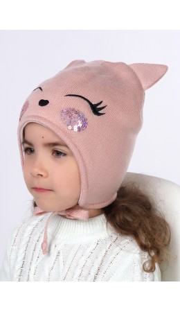 CLE Шапка дет. 423530ап флис, розовый