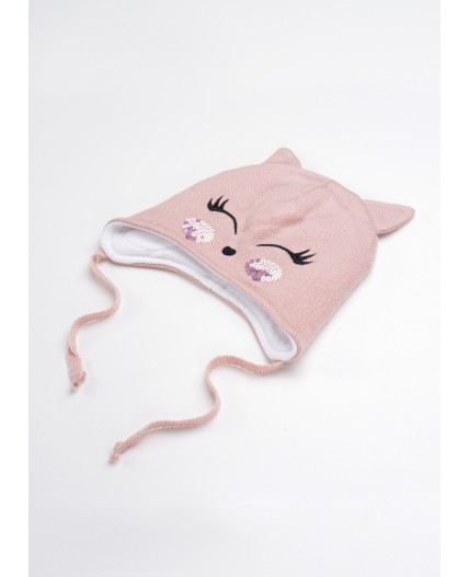 CLE Шапка дет. 423530ап флис, розовый