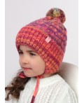 CLE Шапка дет. 423551ап, розовый/св.зелёный