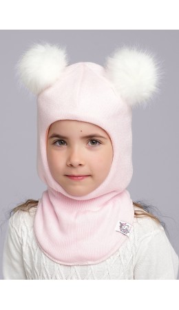 CLE Шапка-шлем дет.702879ак, св.розовый