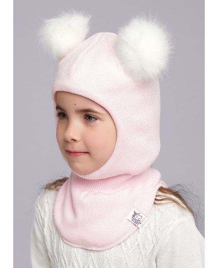 CLE Шапка-шлем дет.702879ак, св.розовый