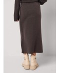 CLE Юбка жен. 154596/192ак, меланж коричневый