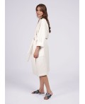CLE LX24-010р Халат жен. Вафля, молочный