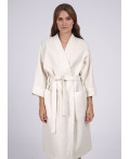 CLE LX24-010р Халат жен. Вафля, молочный