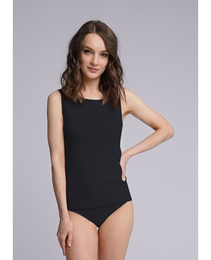 CLE LM115у Майка жен. Market line, чёрный