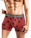 CLE MSH451833 Трусы муж., красный/чёрный