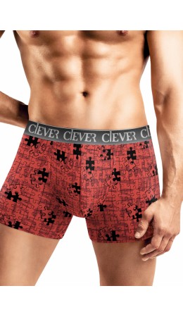 CLE MSH451833 Трусы муж., красный/чёрный