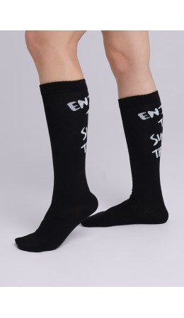 CLE Гольфы дет.П111 18-20 школа хл+эл, чёрный