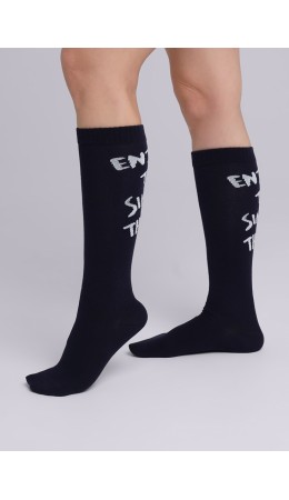 CLE Гольфы дет.П111 18-20 школа хл+эл, т.синий