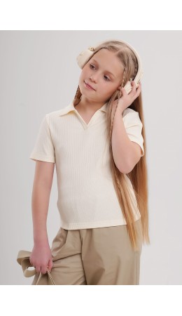 CLE Джемпер дев. 867266шл, молочный