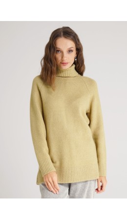 CLE Джемпер жен. 133955/126апэ, оливковый