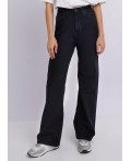 CLE Джинсы жен. 123736ру Wide leg 42-50 Узбекистан, чёрный