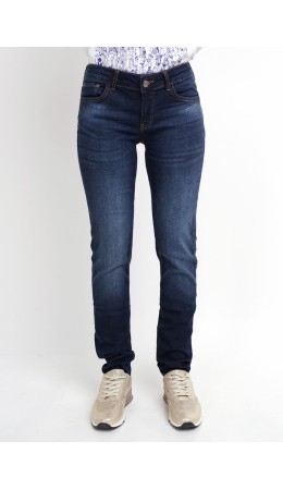 CLE Джинсы жен. 193532рт 25-30, т.синий