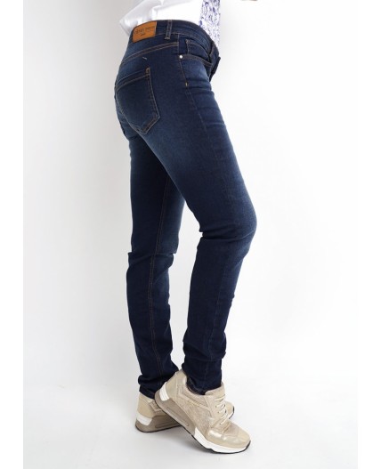 CLE Джинсы жен. 193532рт 25-30, т.синий