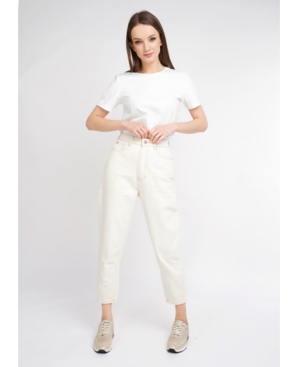 CLE Джинсы жен. 213614рк 42-50 Китай, молочный