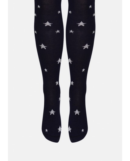 CLE Колготки дет.КД1305 134-146 дев хл+эл, т.синий