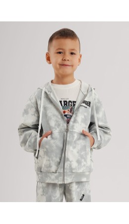 CLE Куртка мал. 867304/10ун_п1, св.серый/серый